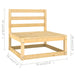 5 Piece Garden Lounge Set Solid Pinewood Tbipaik