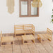 5 Piece Garden Lounge Set Solid Pinewood Tbiptna