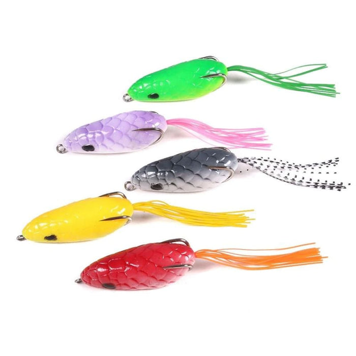 5 Piece Hengjia Fo035 Snake Skin Thunder Brogue Dummy Bait