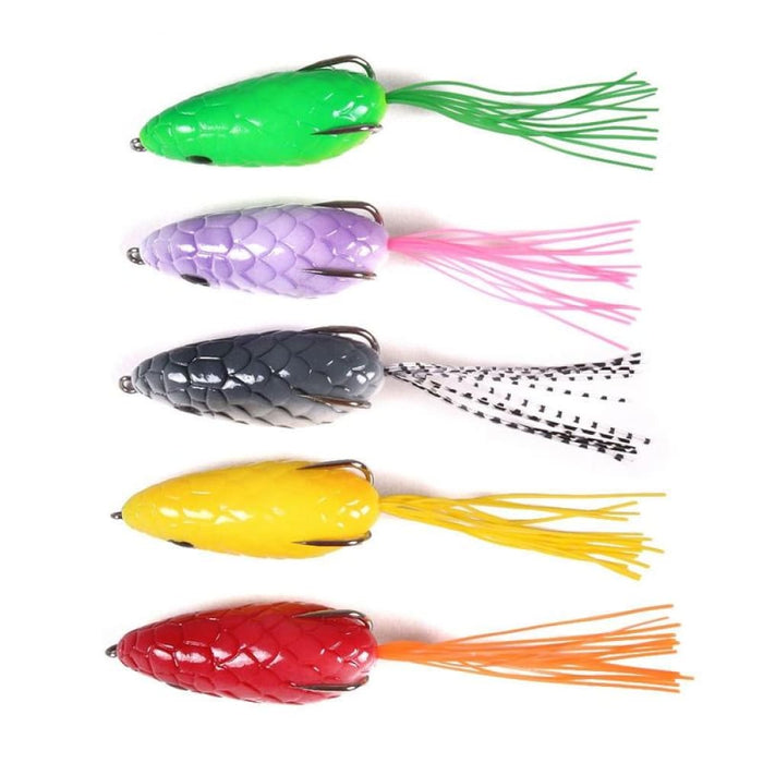 5 Piece Hengjia Fo035 Snake Skin Thunder Brogue Dummy Bait