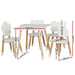 5 Piece Kids Table And Chairs Set Children Activity Study