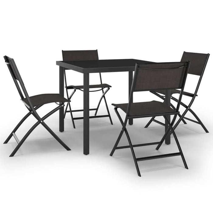 5 Piece Outdoor Dining Set Steel Tbitpot