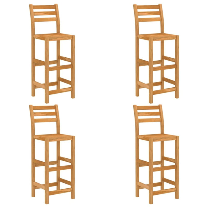 5 Piece Outdoor Bar Set Solid Acacia Wood Tbpinpb