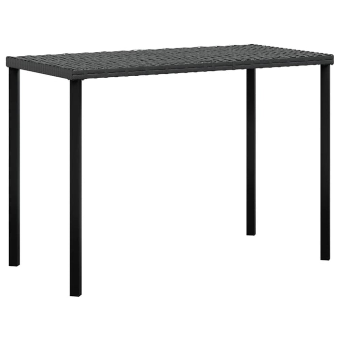 5 Piece L-shaped Couch Sofa Set with Cushions Poly Rattan