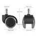 5 Piece Universal Mute Caster Set For Office Chairs 50kg