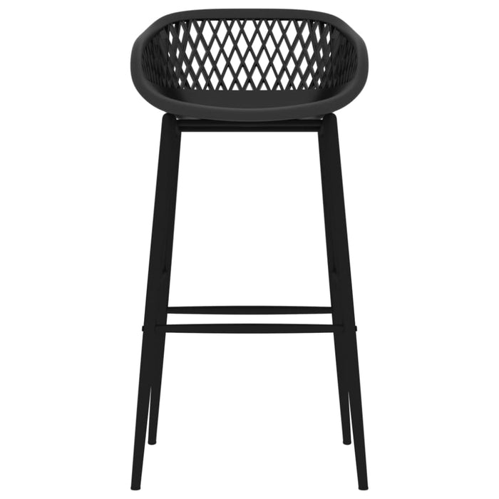 5 Piece Bar Set White and Black Tbpiato