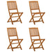 5 Pieces Garden Dining Set Solid Wood Acacia Txbttpt