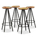 Bar Set 5 Pieces Solid Wood Reclaimed Xipoat