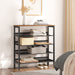 5-tier Shoe Rack Industrial Organizer Storage Bench