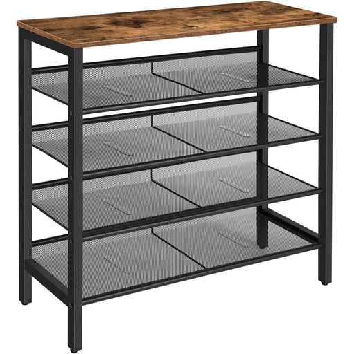 5-tier Shoe Rack Industrial Organizer Storage Bench