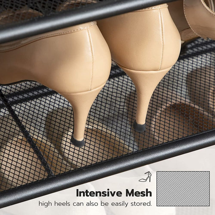 5-tier Shoe Rack Industrial Organizer Storage Bench