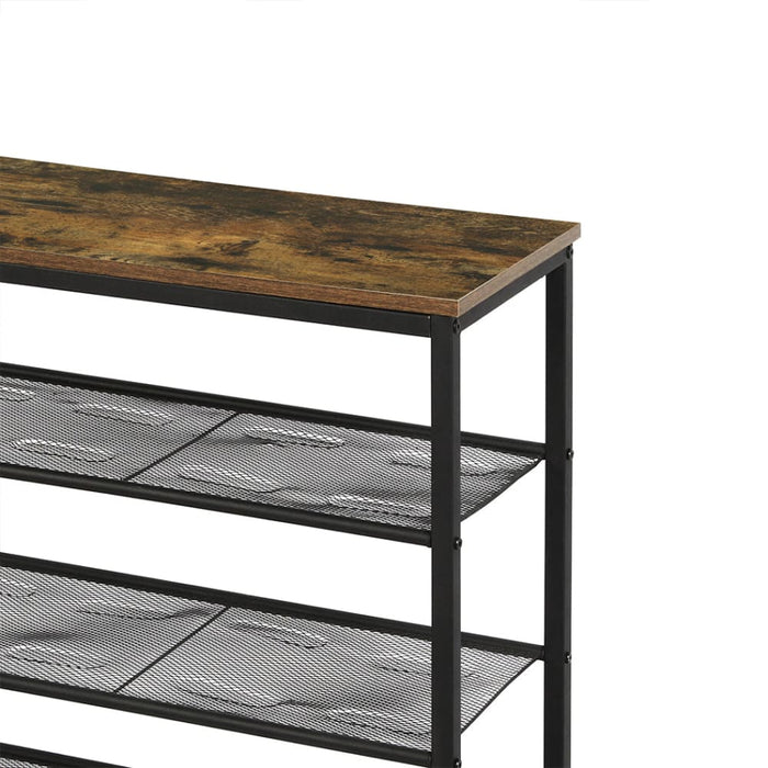 5-tier Shoe Rack Storage Cabinet 100cm Wide