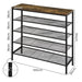 5-tier Shoe Rack Storage Cabinet 100cm Wide