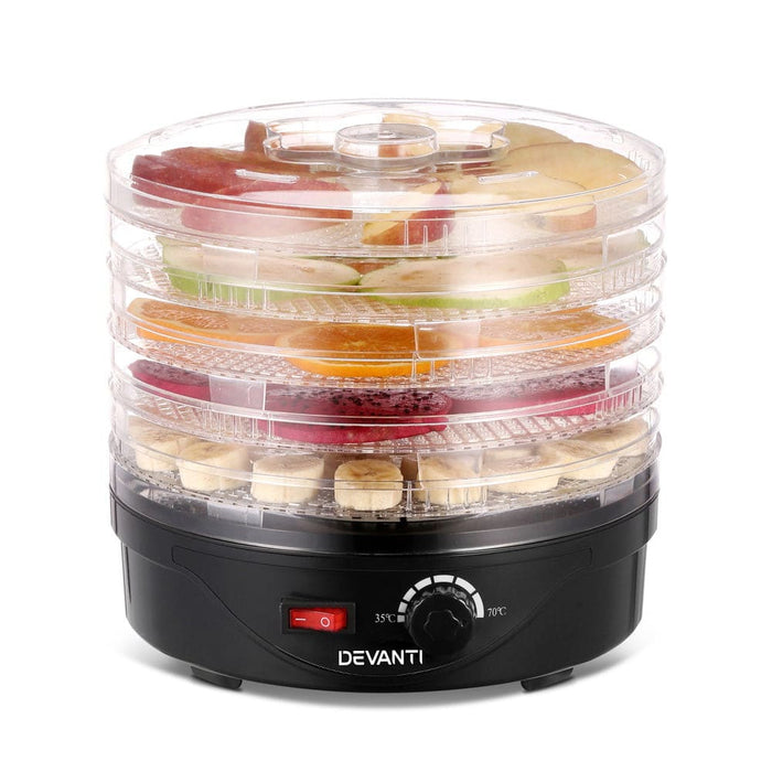 5 Trays Food Dehydrator Fruit Dehydrators Pet Beef Jerky