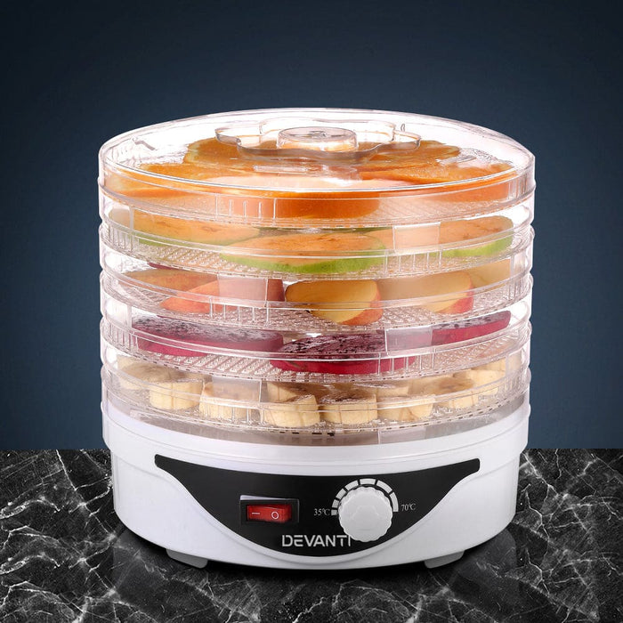 5 Trays Food Dehydrator Fruit Dehydrators Pet Beef Jerky