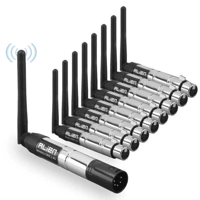5 Pin Din Wireless 2.4g Ism Dmx 512 Transmitter Receiver