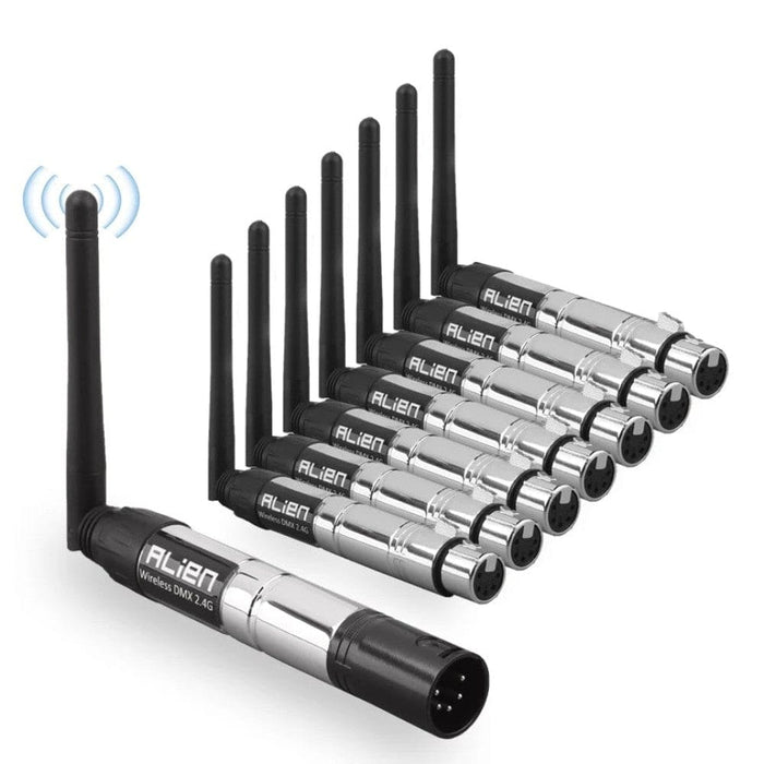 5 Pin Din Wireless 2.4g Ism Dmx 512 Transmitter Receiver