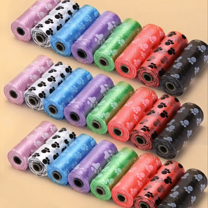 50 100 Rolls Dog Poop Bag Degradable Plastic Bags for Cat
