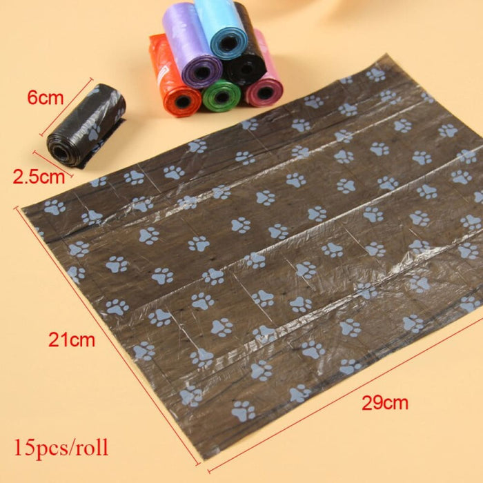 50 100 Rolls Dog Poop Bag Degradable Plastic Bags for Cat