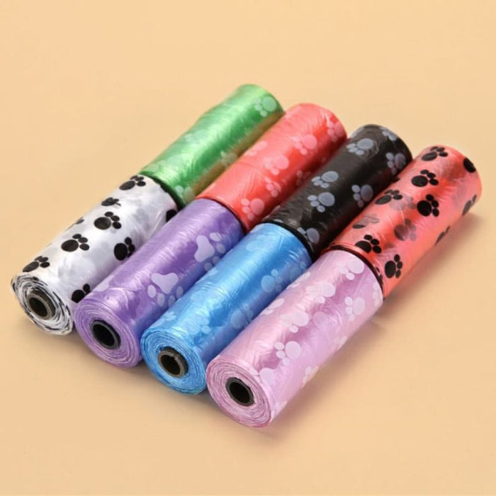 50 100 Rolls Dog Poop Bag Degradable Plastic Bags for Cat
