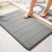50 80cm Anti Skid Bathroom Mat Quick Dry Memory Cotton