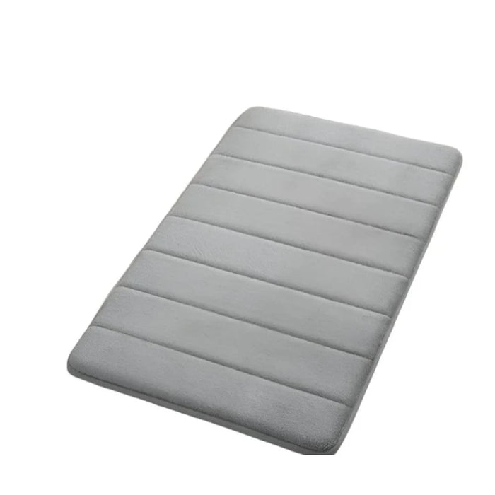 50 80cm Anti Skid Bathroom Mat Quick Dry Memory Cotton