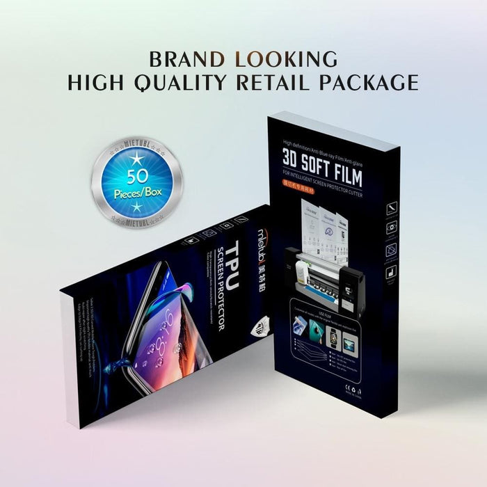 50 Pcs F0005 Hd Tpu Soft Film Supplies For Protector Cutter