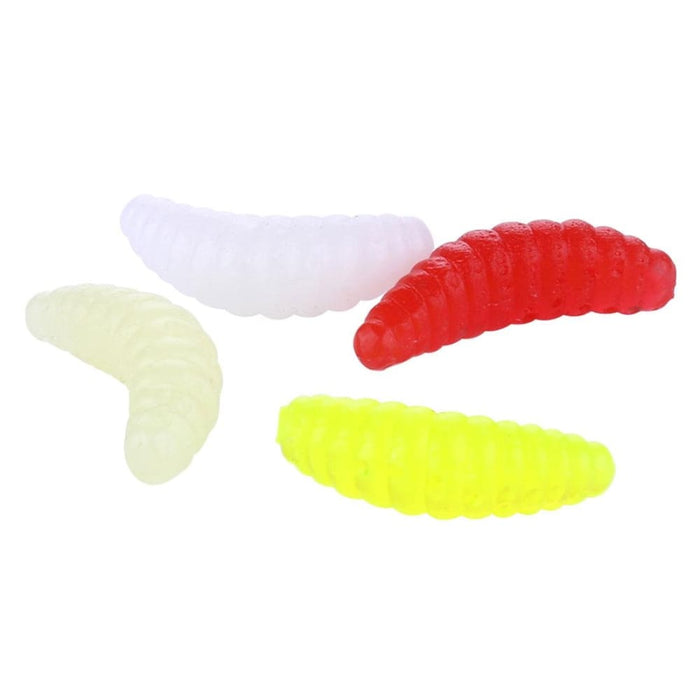 50 Piece 20mm Soft Bait Worms For Fishing Gear