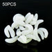 50 Piece 20mm Soft Bait Worms For Fishing Gear