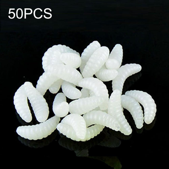 50 Piece 20mm Soft Bait Worms For Fishing Gear