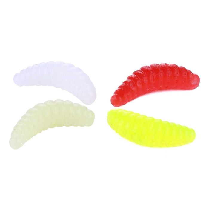 50 Piece 20mm Soft Bait Worms For Fishing Gear