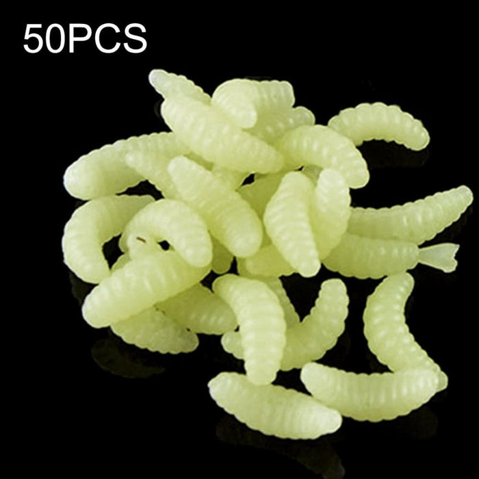 50 Piece 20mm Soft Bait Worms For Fishing Gear