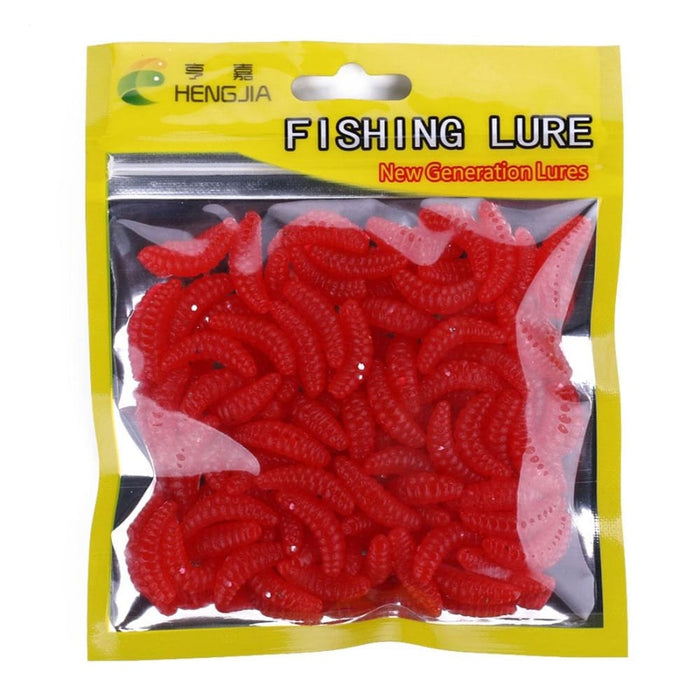 50 Piece 20mm Soft Bait Worms For Fishing Gear