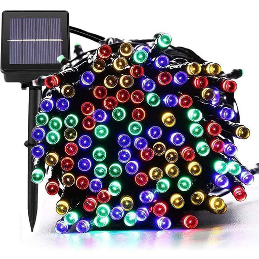 500 Led Solar Powered Fairy Lights Multicolour 8 Modes