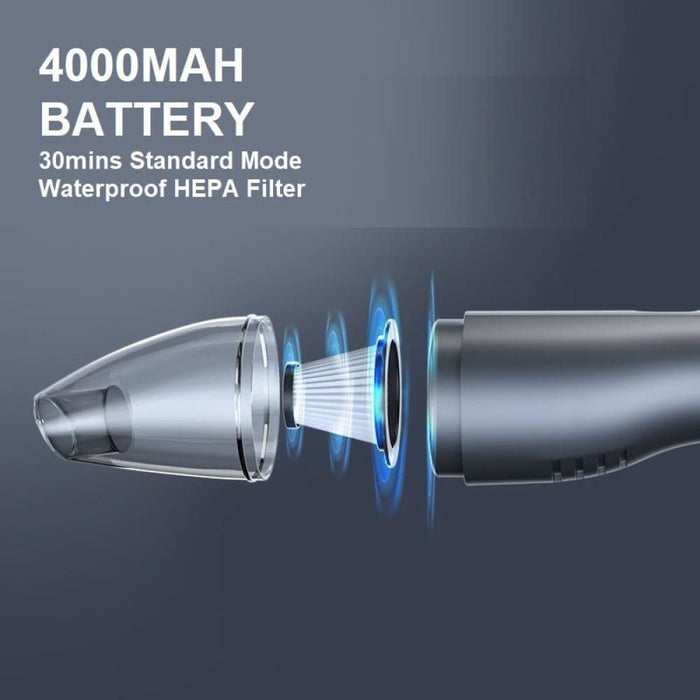 5000pa Handheld Cordless Car Vacuum Cleaner Powerful