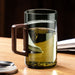 500ml Glass Coffee Mug with Wooden Handle