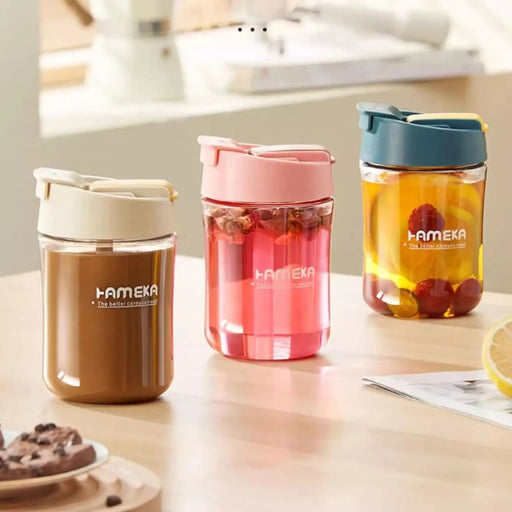 500ml Leakproof Coffee Cup with Straws