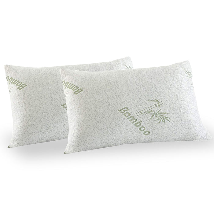 Bamboo Covered Memory Foam Pillow - 2Pk