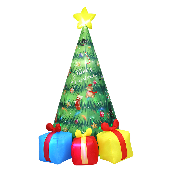 Goslash Picks Inflatable Led Christmas Tree With Music 240Cm