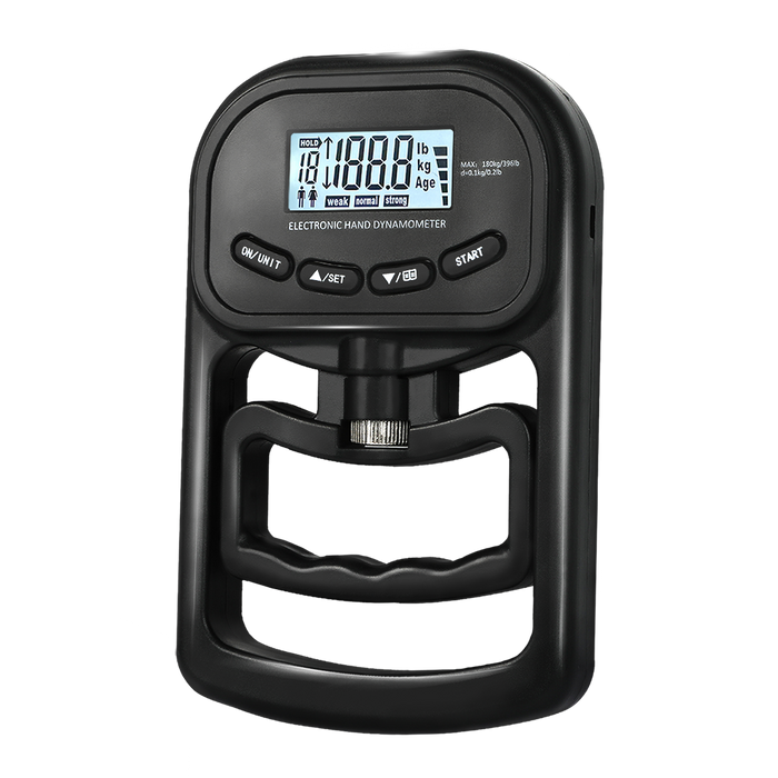 Goslash Picks Electronic Hand Dynamometer Grip Black