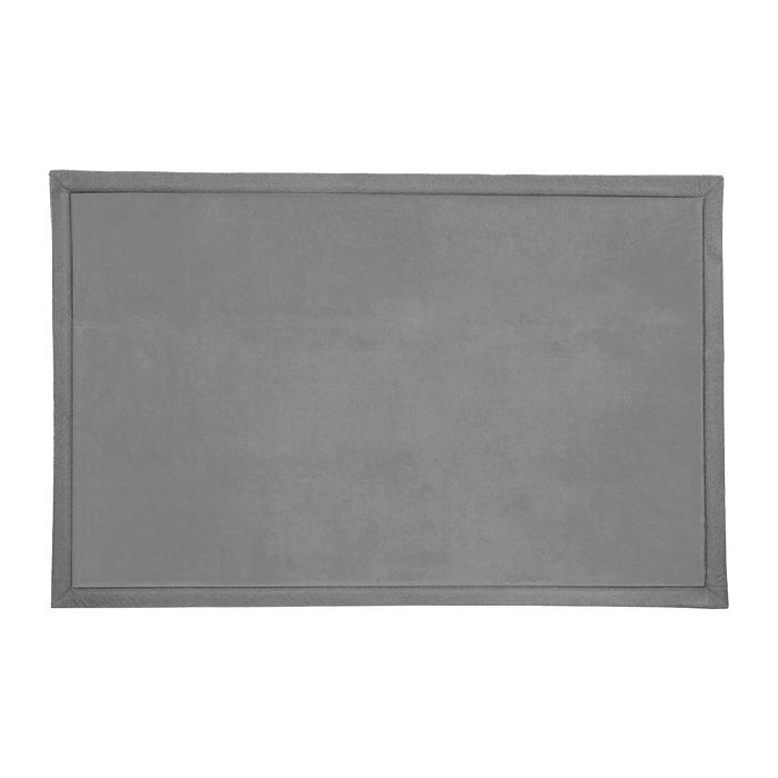 Goslash Picks Coral Velvet Area Rugs Large Mat 120X200Cm Grey