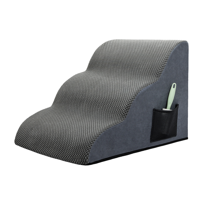 3 Steps Pet Stairs Dog Ramp High Density Foam