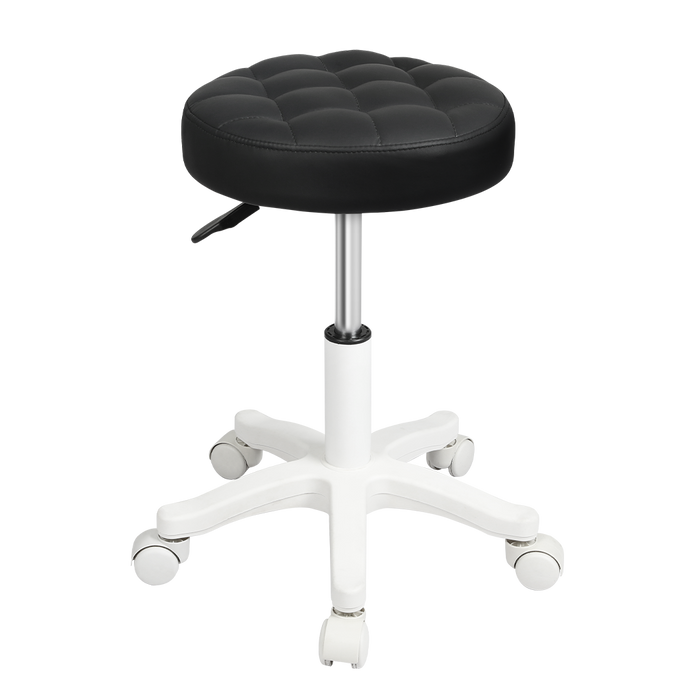 Goslash Picks 2X Rolling Bar Stool Swivel Salon Spa Chair Black