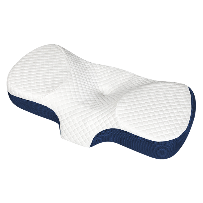 Goslash Picks Memory Foam Pillow Pillowcase Supprt Blue Rebound