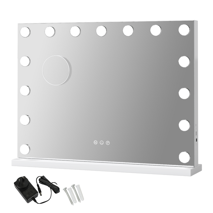 Led Hollywood Makeup Mirror 45X58Cm