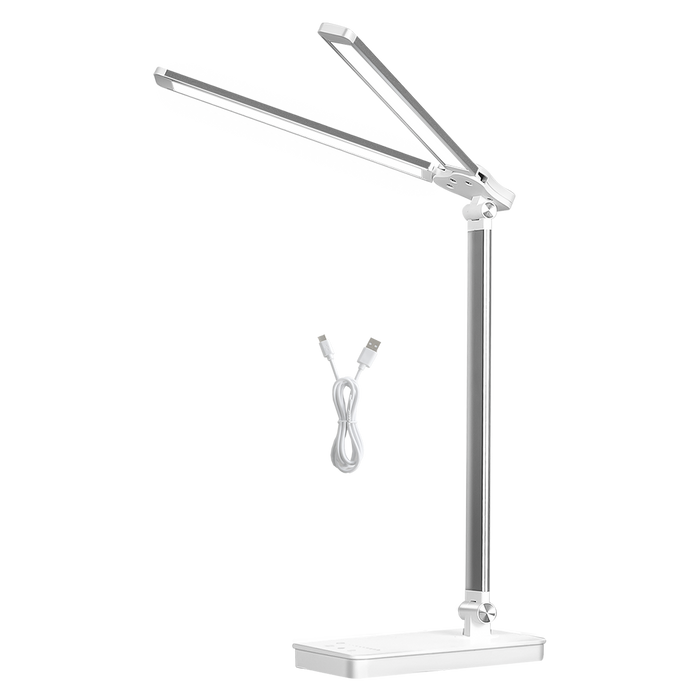 Goslash Picks Double Head Desk Lamp Led Light Eye Caring Usb