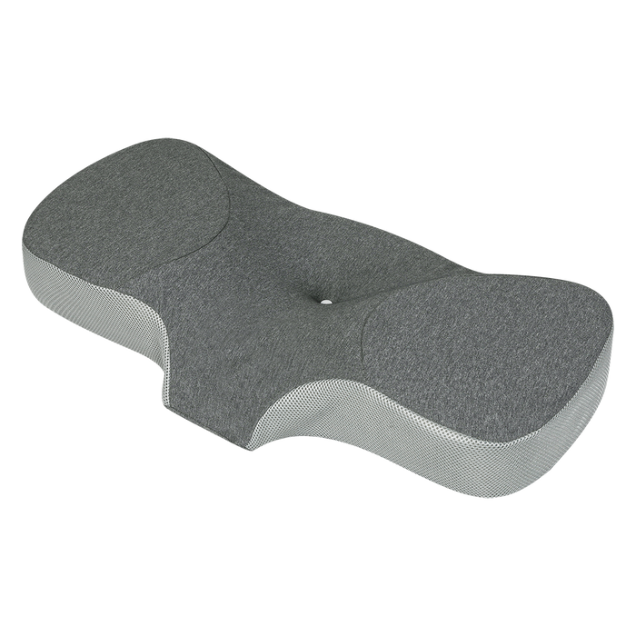 Goslash Picks Memory Foam Pillow Pillowcase Supprt Grey Rebound - 67cm x 35cm x 8.5cm/12cm