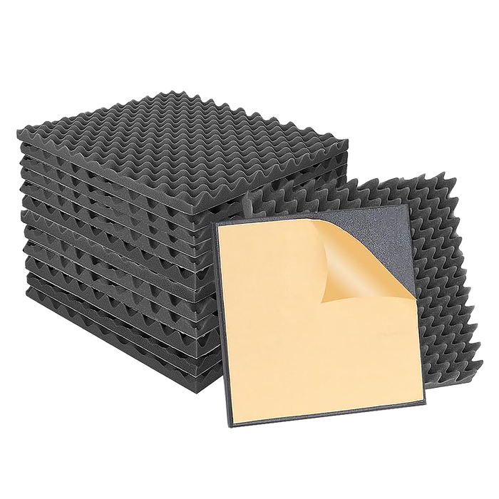 14Pc Acoustic Foam Wall Panels 50X50X5Cm