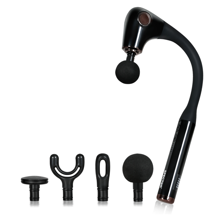 Goslash Picks Extended Handle Massage Gun Black