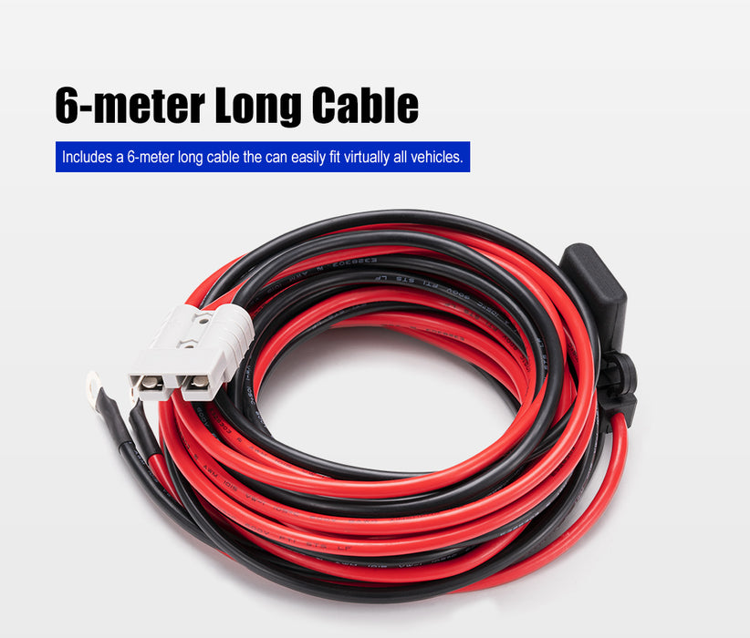 50A Wiring Kit 12V 6M Anderson Style Plug Battery Cable Quick Connect
